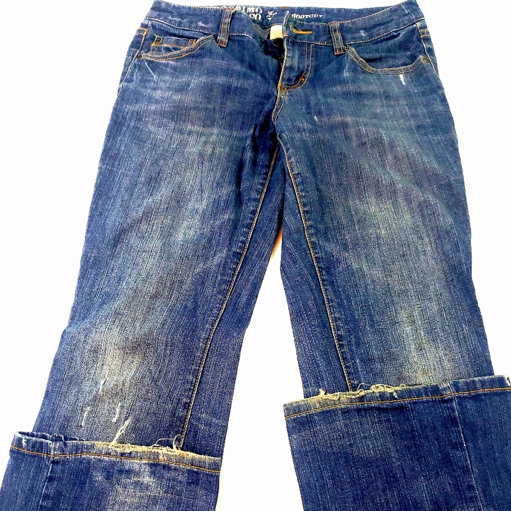 Mossimo Supply Womens Bootcut Jean Distress3L